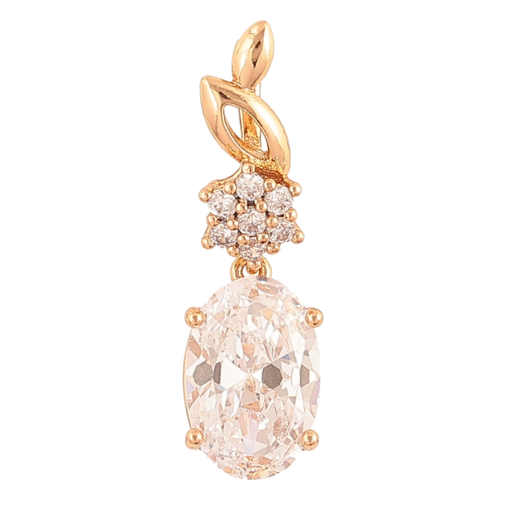 Кулон Xuping Позолота 18K Кристальный блеск для цепочки до 2мм фото №4