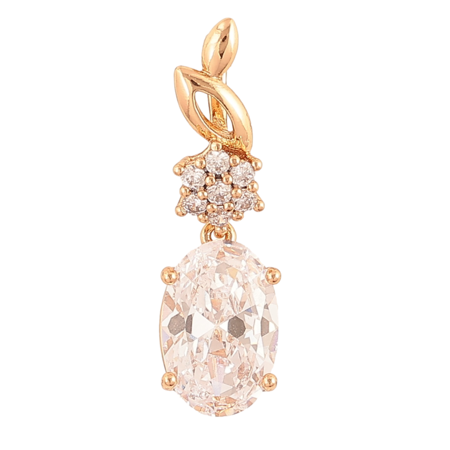 Кулон Xuping Позолота 18K Кристальный блеск для цепочки до 2мм фото №1