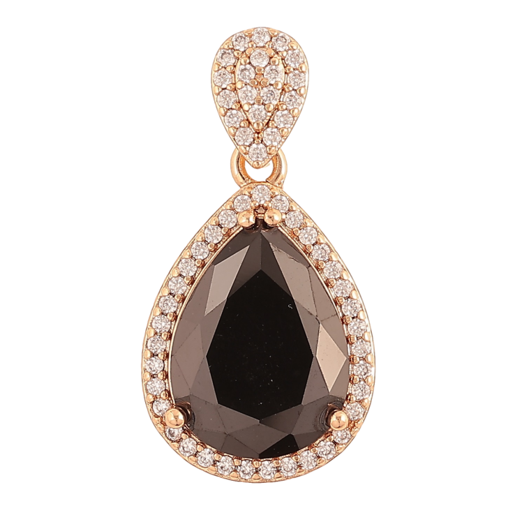 Кулон Xuping Позолота 18K «Чорний кристал» для ланцюжка до 4мм фото №21