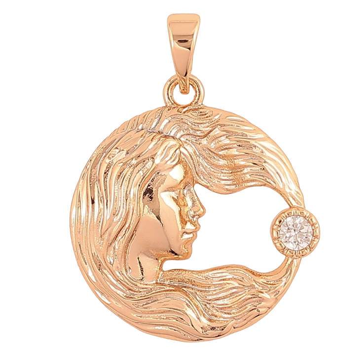 Кулон Xuping Позолота 18K «Діва» для ланцюжка до 5мм фото №12