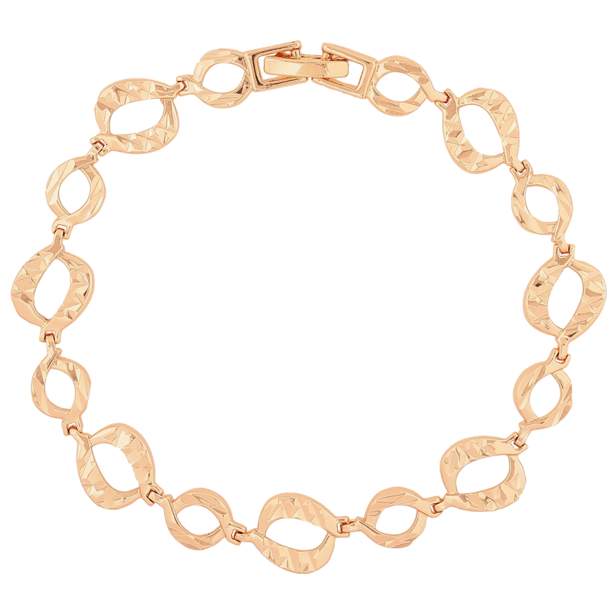 Браслет Xuping M&L Колір 18K «Декоративний візерунок» довжина 19.5см х 7-10мм фото №1