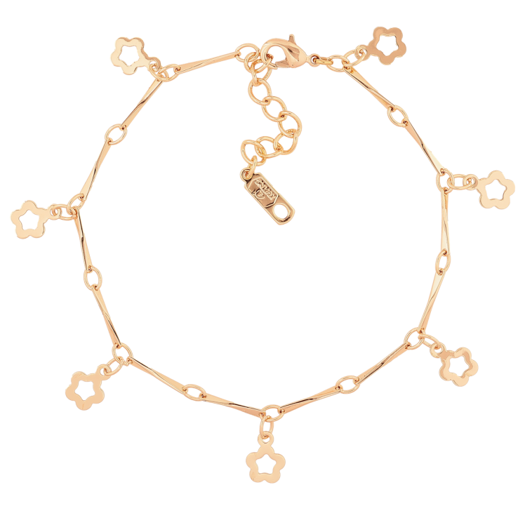 Браслет Xuping M&L Колір 18K «Ланцюжок з підвісками» довжина з доп. ланцюжком 18.5-21.5см х 2мм фото №23