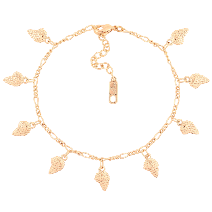 Браслет Xuping M&L Колір 18K «Ланцюжок з підвісками виноградне гроно» довжина з доп. ланцюжком 17-20.5см х 2мм фото №21