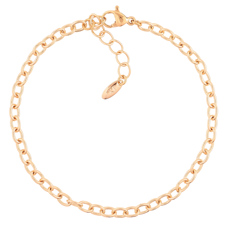 Браслет Xuping M&L Колір 18K «Ланцюжок «Якірний» довжина з доп. ланцюжком 18-21см х 4мм фото №25