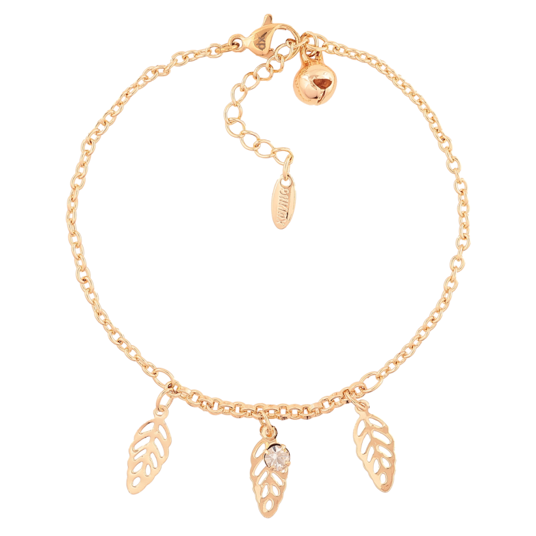 Браслет Xuping M&L Колір 18K «Ланцюжок з підвісками» довжина з доп. ланцюжком 17-20см х 2мм фото №1