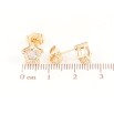 Серьги Xuping Позолота 18K пусеты Звезды с кристаллами фото №2