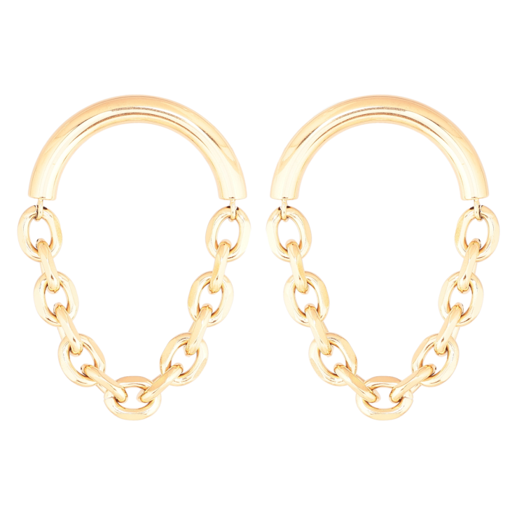 Сережки Xuping Позолота 18K пусети «Декоративні підвіски з ланцюжками» фото №23