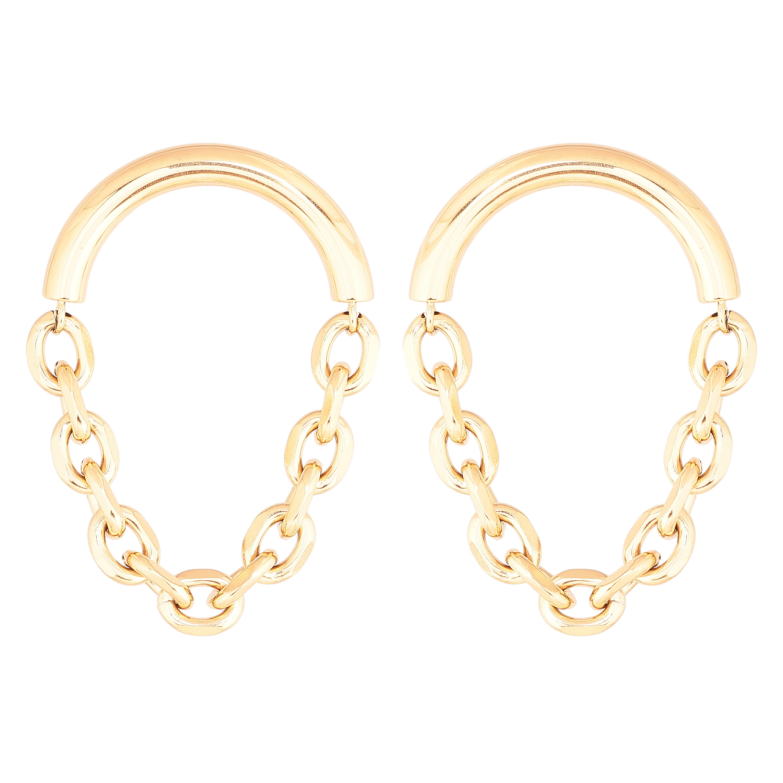 Серьги Xuping Позолота 18K пусеты Декоративные подвески с цепочками фото №1