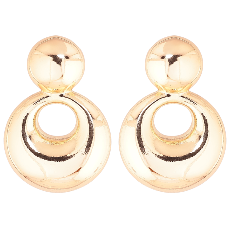 Сережки Xuping Позолота 18K пусети «Фігурні» фото №2