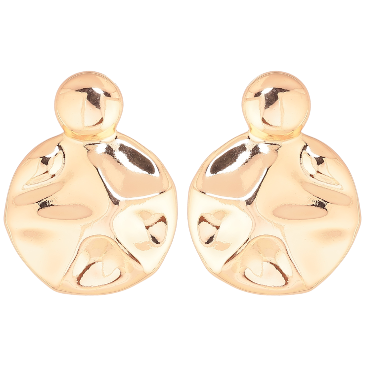 Серьги Xuping Позолота 18K пусеты Фигурные фото №3