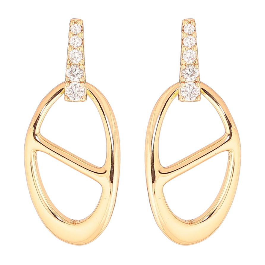 Серьги Xuping Позолота 18K пусеты Декоративные подвески фото №1