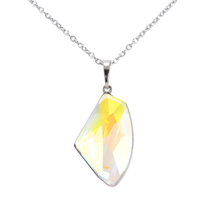 Кулон Xuping колір Родій із кр-ми Swarovski на ланцюжку «Кристал АВ» довжина 40-46см х 2мм фото №20