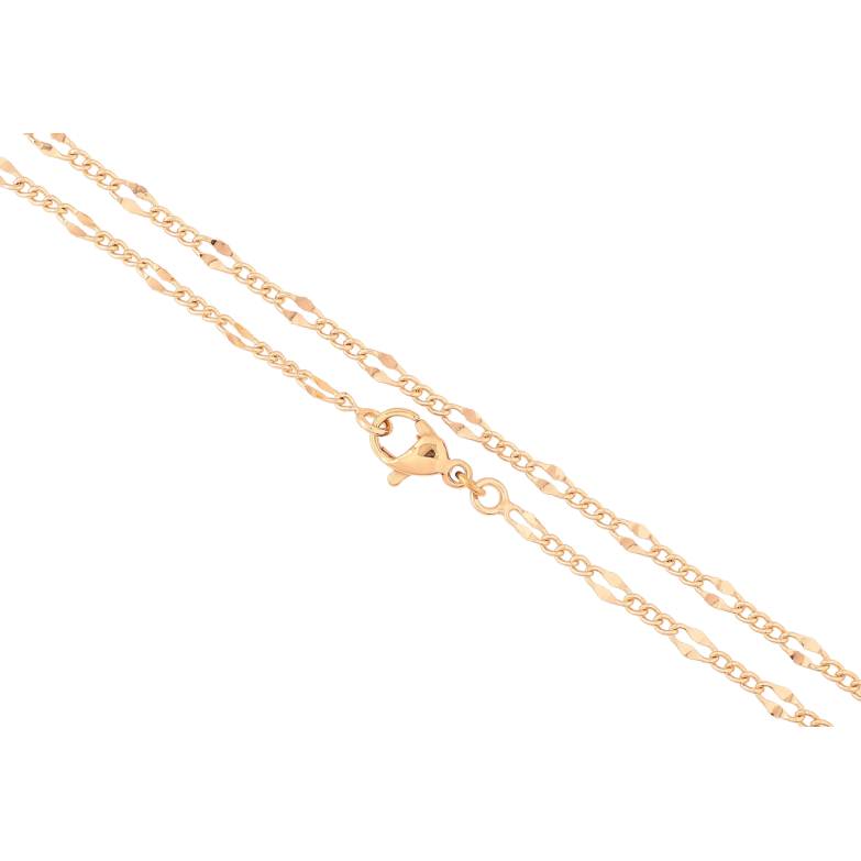 Цепочка Xuping M&L Цвет 18К Плетение Фигаро длина 45см х 2-3мм фото №1