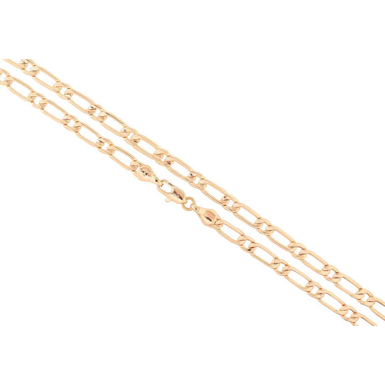 Ланцюжок Xuping M&L Колір 18К «Плетіння Фантазійне» довжина 45см х 4мм фото №1