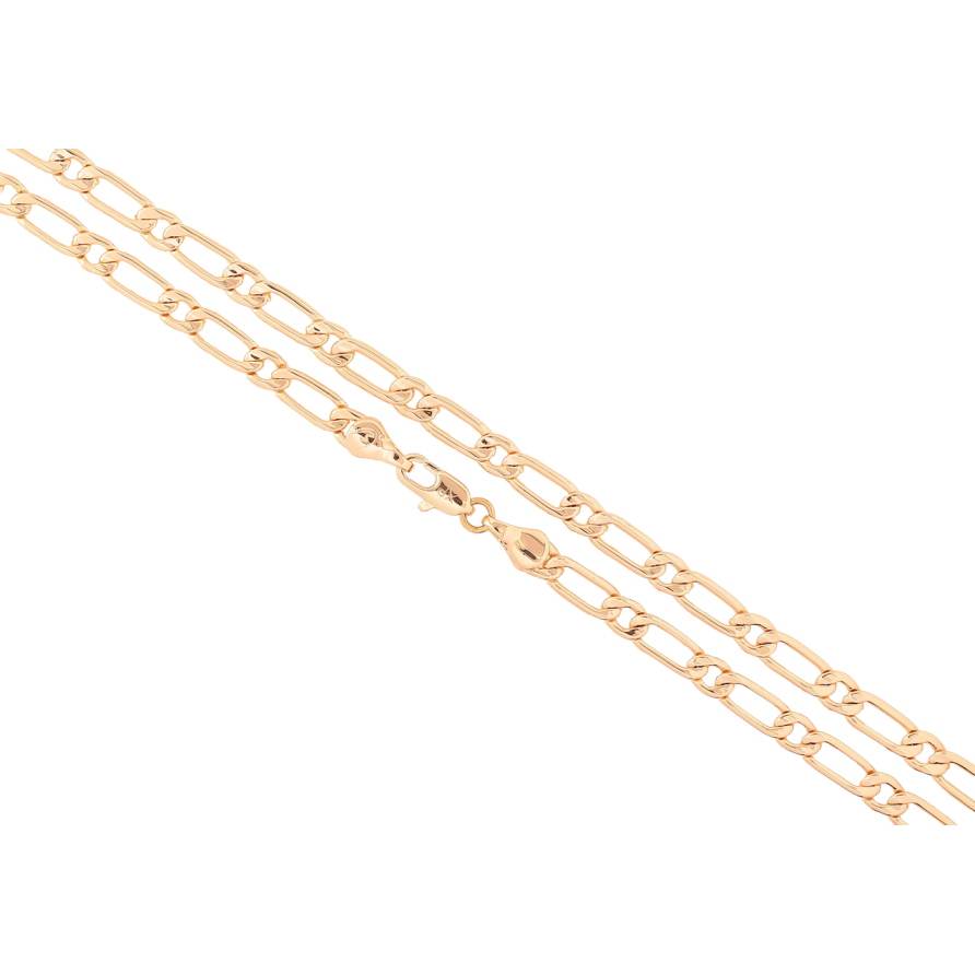 Ланцюжок Xuping M&L Колір 18К «Плетіння Фантазійне» довжина 45см х 4мм фото №1