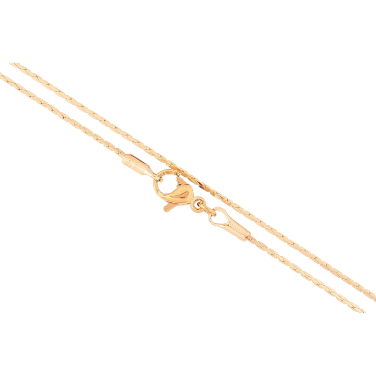 Ланцюжок Xuping M&L Колір 18К «Плетіння Фантазійне» довжина 44см х 1мм фото №18 Ланцюжок Xuping M&L Колір 18К «Плетіння Фантазійне» довжина 44см х 1мм фото №18