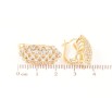 Сережки Xuping Позолота 18K англійський замок «Інкрустація кристалами» фото №2