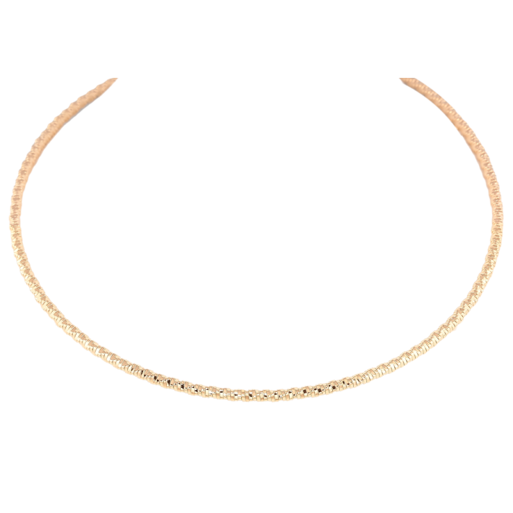 Намисто Xuping Позолота 18K Жорсткий Ювелірний шнур» довжина 42см х 2.5мм фото №22