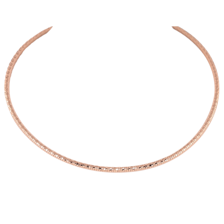 Намисто Xuping Позолота РО «Жорсткий Ювелірний шнур» довжина 44см х 3мм фото №1