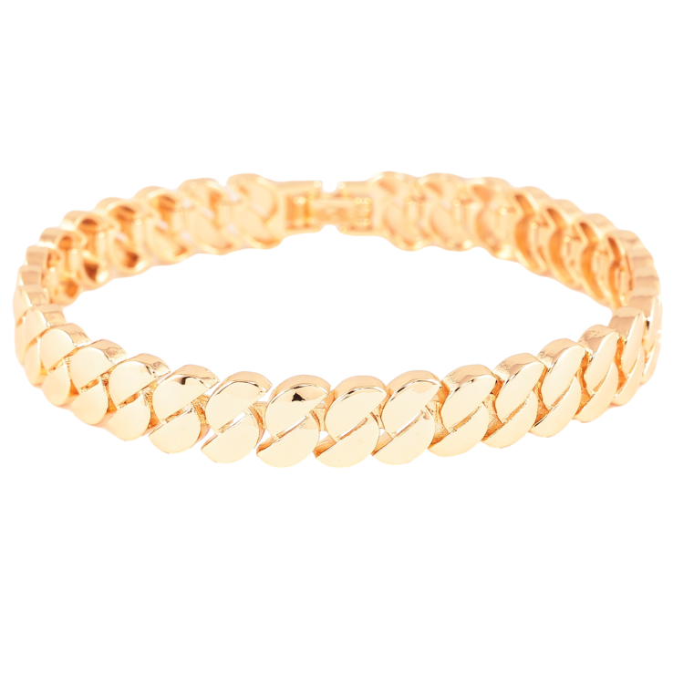 Браслет Xuping M&L Колір 18K «Декоративний візерунок» довжина 18.5см х 9мм фото №14