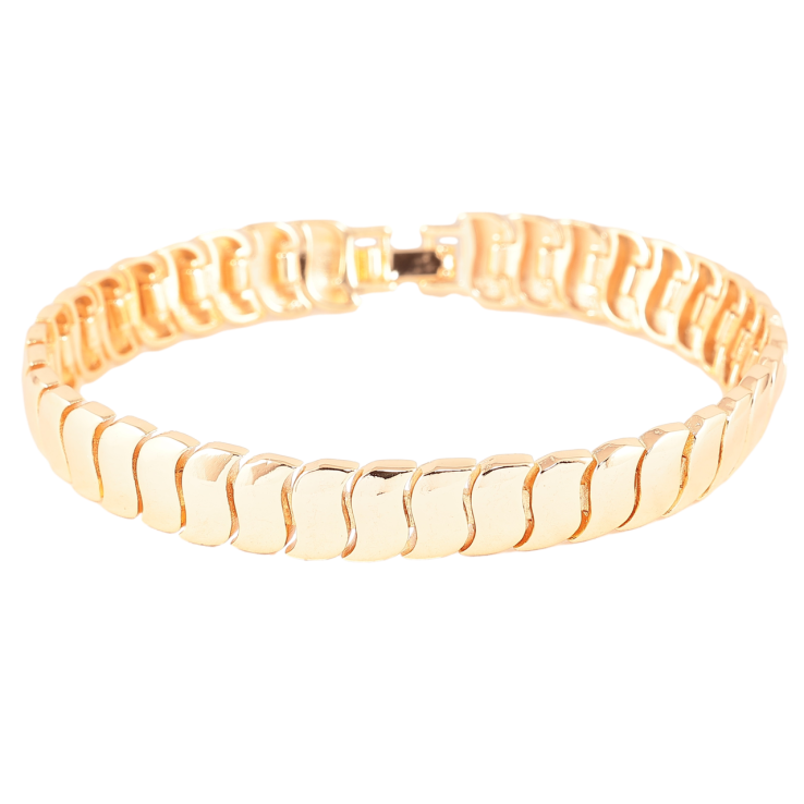 Браслет Xuping M&L Колір 18K «Декоративний візерунок» довжина 19см х 9мм фото №12