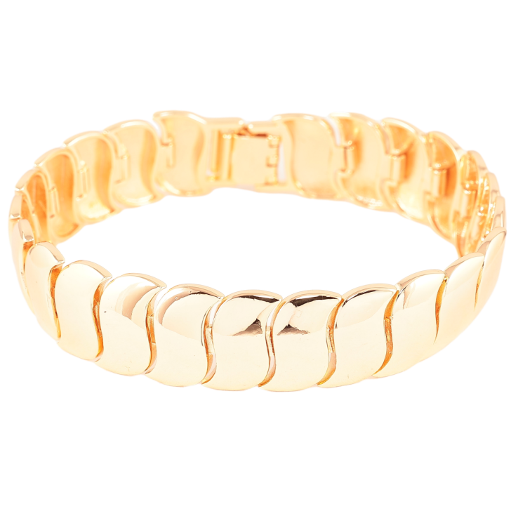 Браслет Xuping M&L Колір 18K «Декоративний візерунок» довжина 19.5см х 15мм фото №6