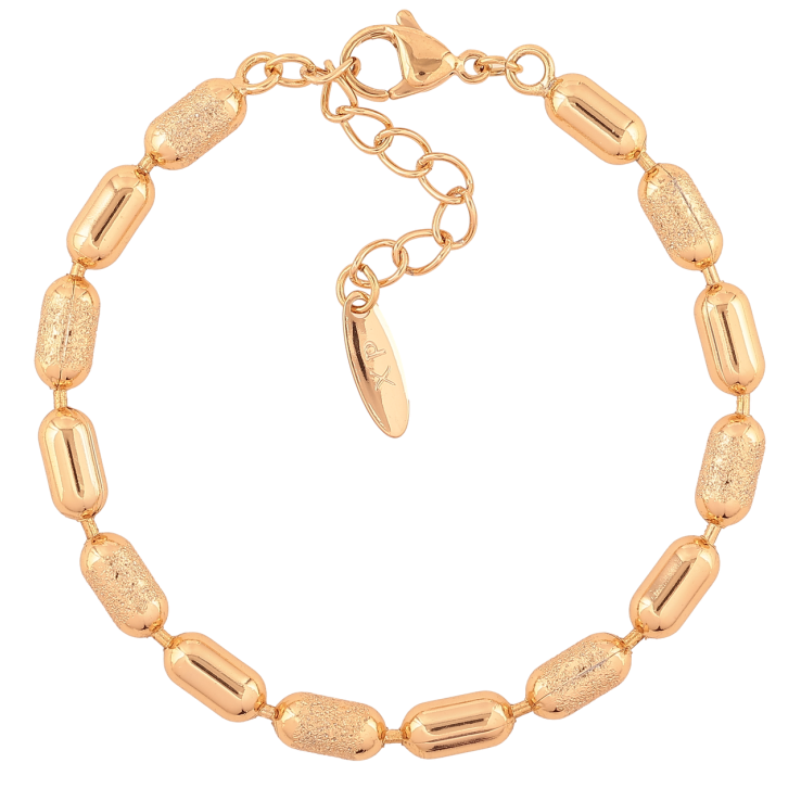 Браслет Xuping Позолота 18K Цепочка Перлина длина с доп.цепочка 17-20см х 5мм фото №10