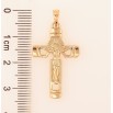 Кулон Xuping Позолота 18K Крест с Распятием для цепочки до 5мм фото №2