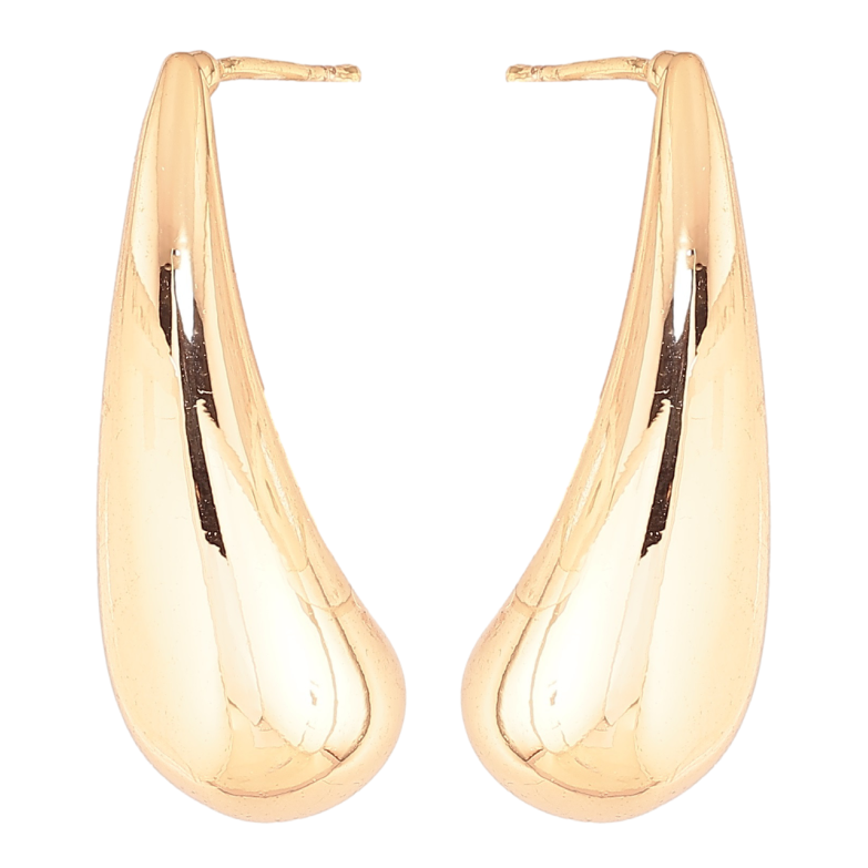 Серьги Xuping M&L Цвет 18K пусеты Объемные капельки фото №1