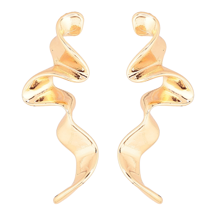 Серьги Xuping M&L Цвет 18K пусеты Авангард фото №5