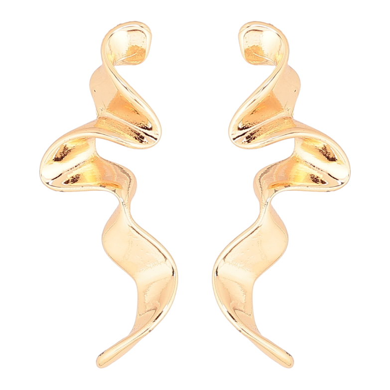 Серьги Xuping M&L Цвет 18K пусеты Авангард фото №2