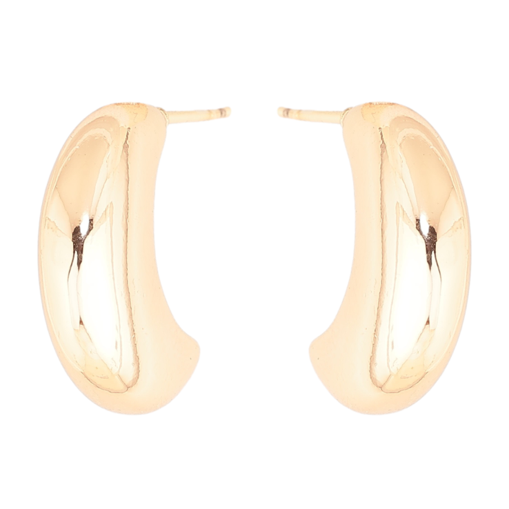 Сережки Xuping M&L Колір 18K пусети «Об'ємні дуги» фото №14