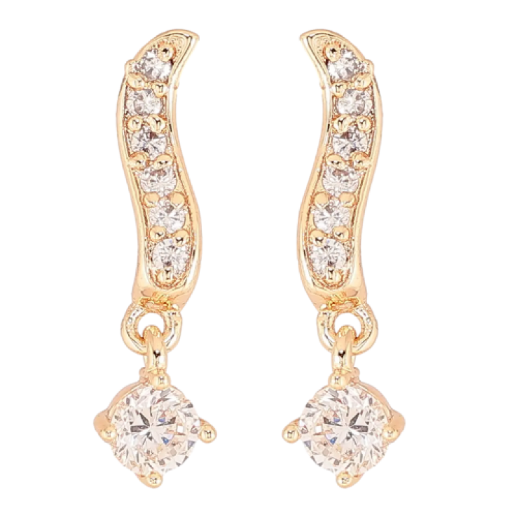 Серьги Xuping M&L Цвет 18K пусеты Декоративные подвески фото №4