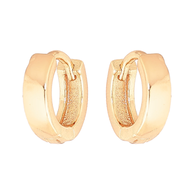 Серьги Xuping M&L Цвет 18K колечки Классика, шир. 3мм ø 10мм фото №13