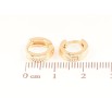 Серьги Xuping M&L Цвет 18K колечки Классика, шир. 3мм ø 10мм фото №2