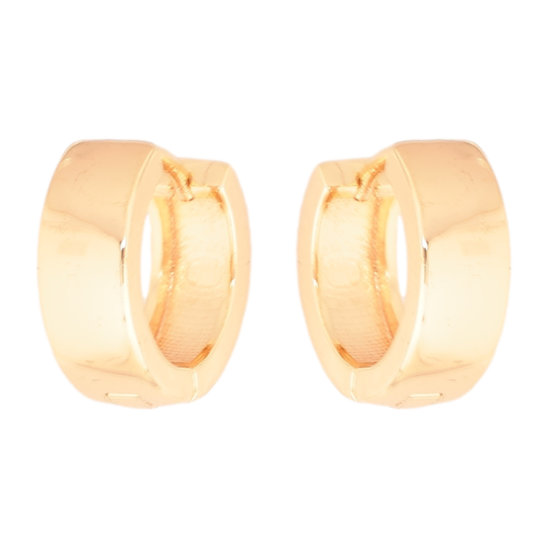 Серьги Xuping M&L Цвет 18K колечки Классика, шир. 6мм ø 17мм фото №5