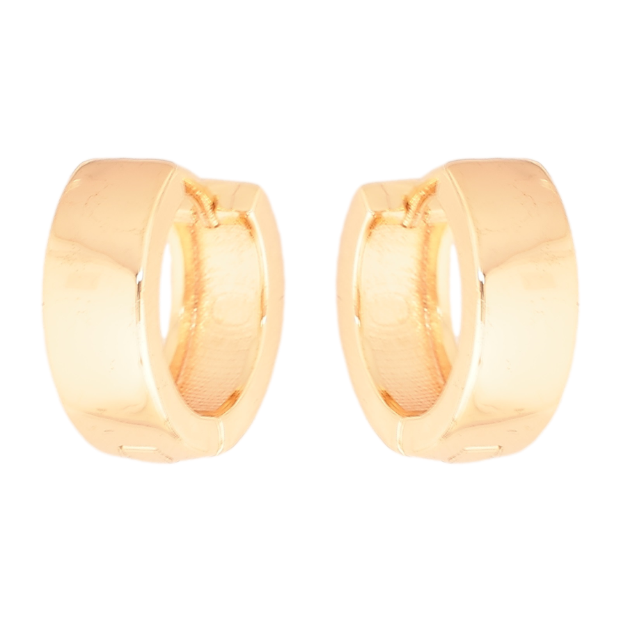 Серьги Xuping M&L Цвет 18K колечки Классика, шир. 6мм ø 17мм фото №1