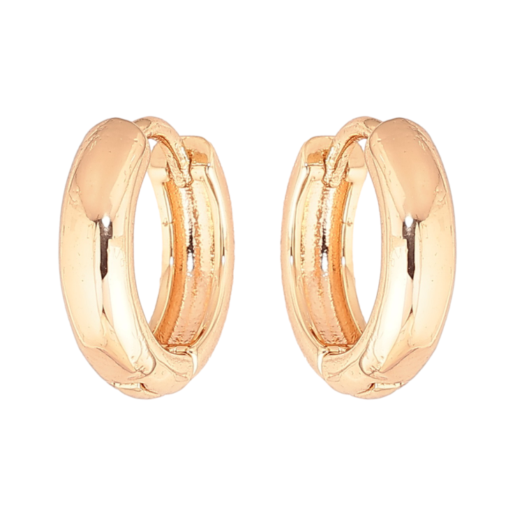 Серьги Xuping M&L Цвет 18K колечки Классика, шир. 4мм ø 14мм фото №14