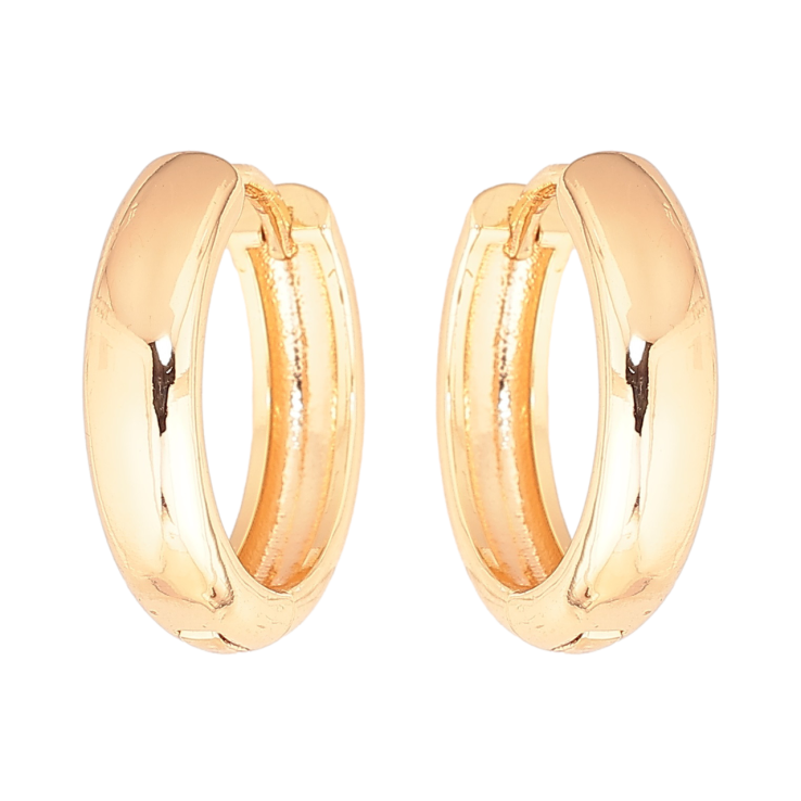 Серьги Xuping M&L Цвет 18K колечки Классика, шир. 5мм ø 21мм фото №19