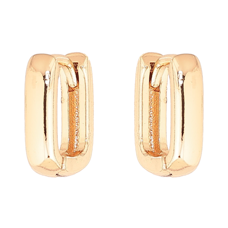 Серьги Xuping M&L Цвет 18K колечки Овальные фото №1