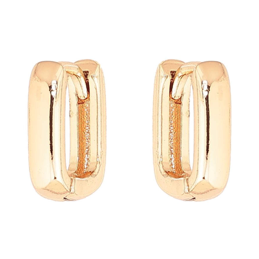 Серьги Xuping M&L Цвет 18K колечки Овальные фото №1