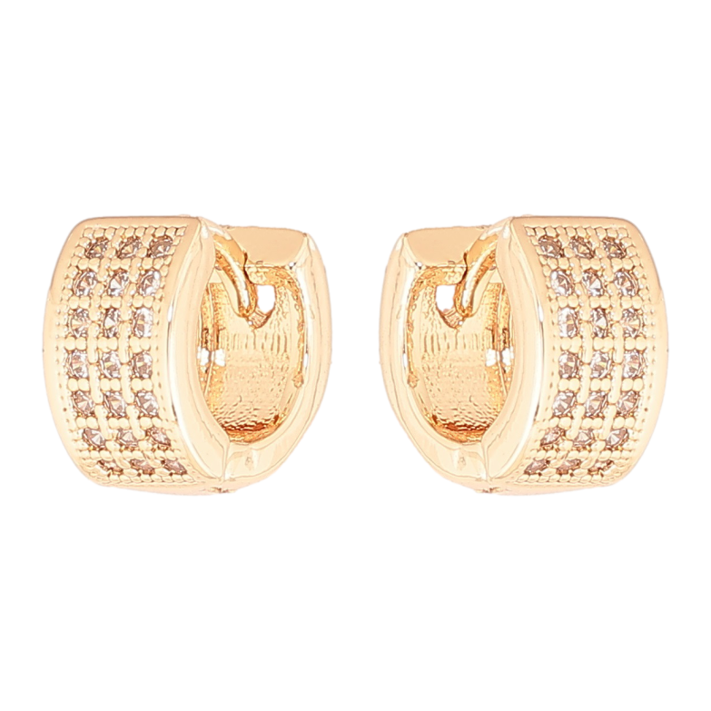 Сережки Xuping M&L Колір 18K колечка «Інкрустація кристалами» фото №14