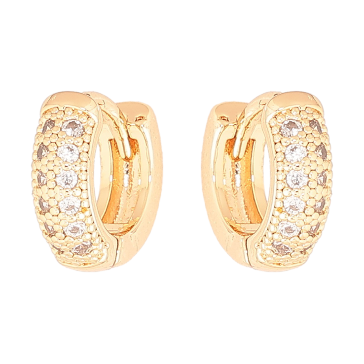 Серьги Xuping M&L Цвет 18K колечки Инкрустация кристаллами фото №17