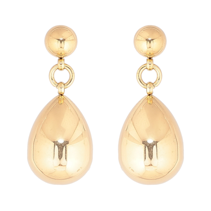 Сережки Xuping TTM Stainless Steel колір 14К пусети «Підвіски крапельки» фото №22