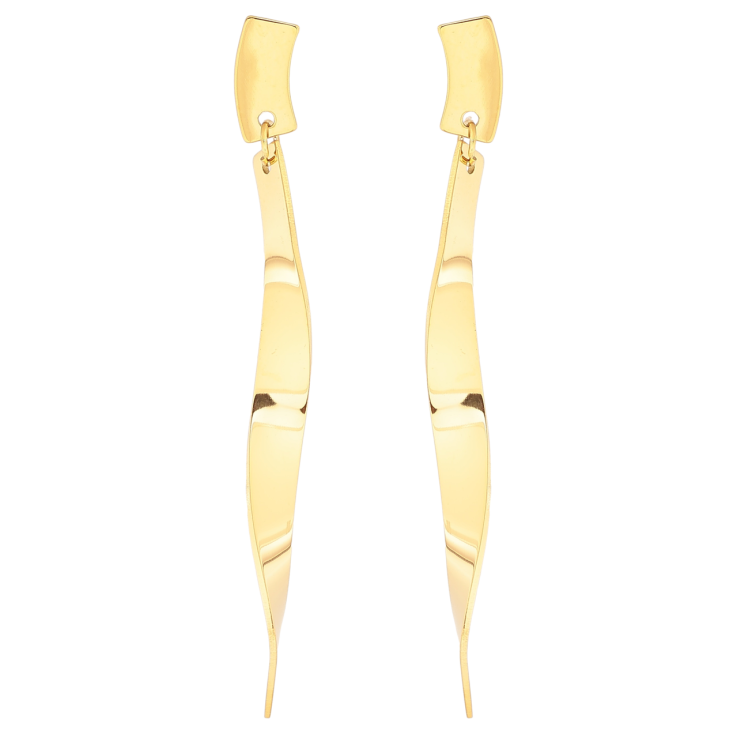 Сережки Xuping TTM Stainless Steel колір 14К пусети «Декоративні підвіски» фото №2