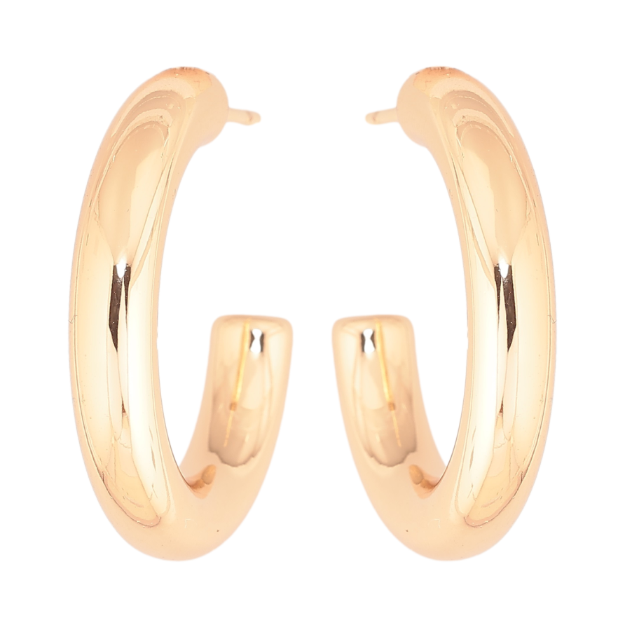 Сережки Xuping Позолота 18K пусети «Дуги» ø 3см фото №1