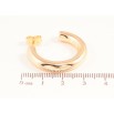 Сережки Xuping Позолота 18K пусети «Дуги» ø 3см фото №2