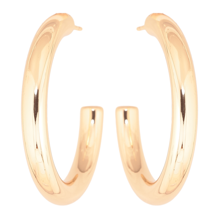 Сережки Xuping Позолота 18K пусети «Дуги» ø 4см фото №4