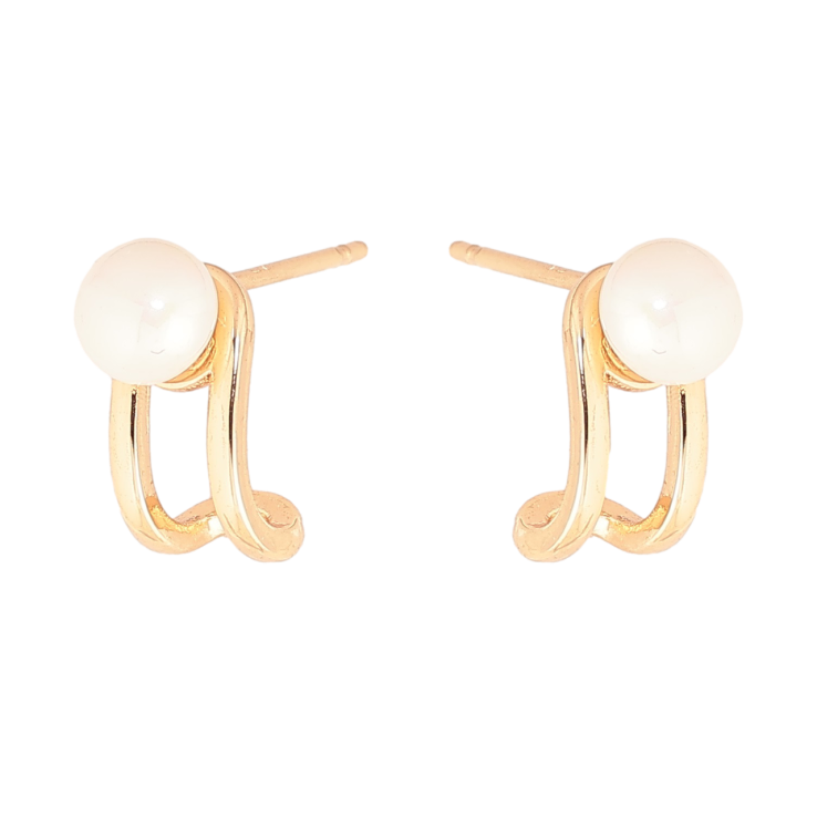 Серьги Xuping Позолота 18K пусеты Узор с жемчужинами фото №18