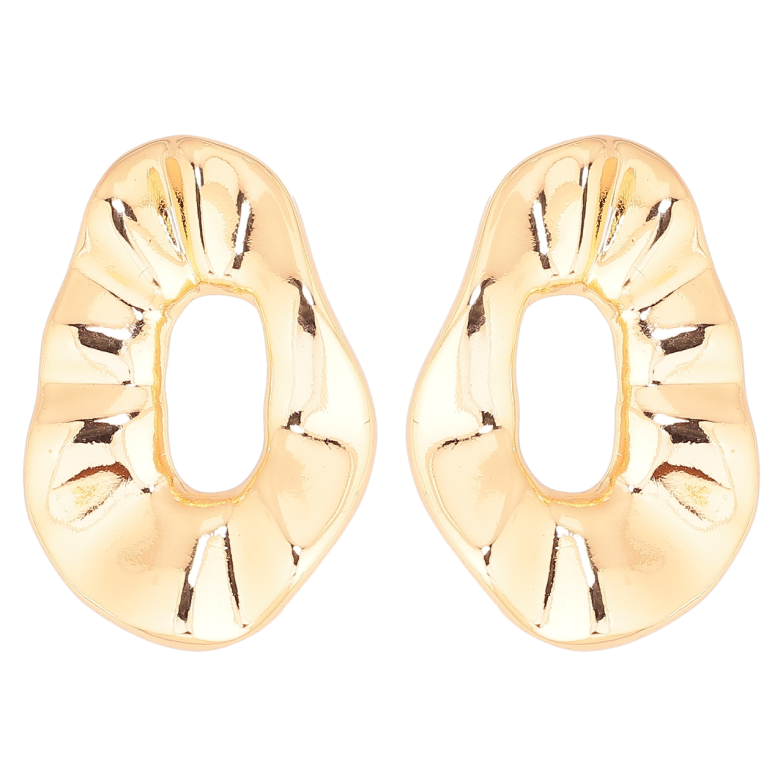 Сережки Xuping Позолота 18K пусети Декоративні овали фото №1